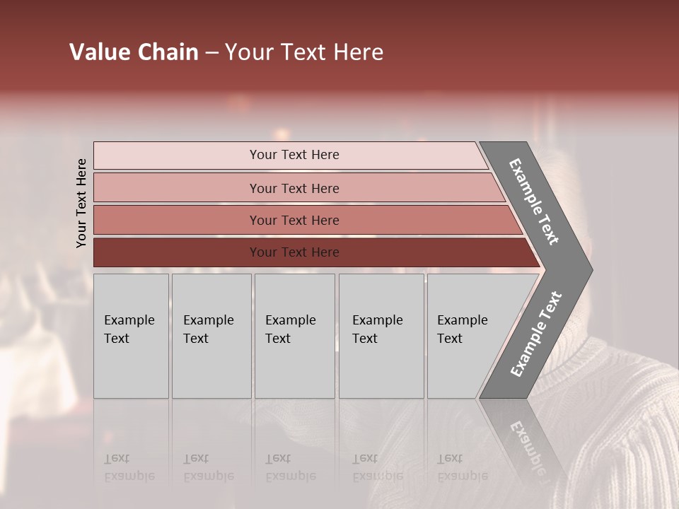 Female Laugh Portrait PowerPoint Template