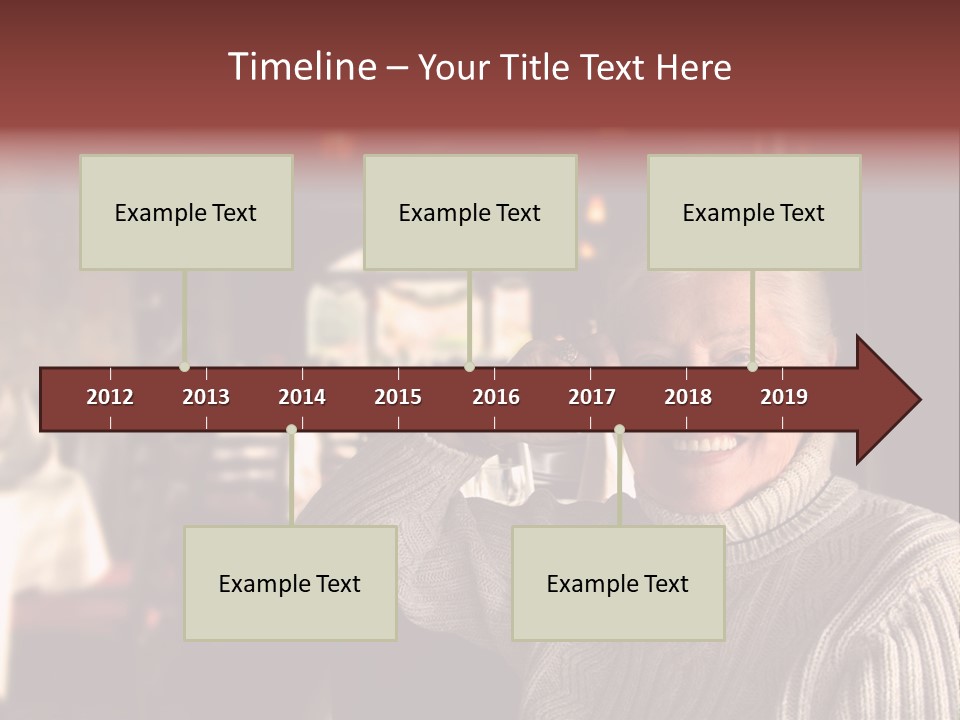 Female Laugh Portrait PowerPoint Template