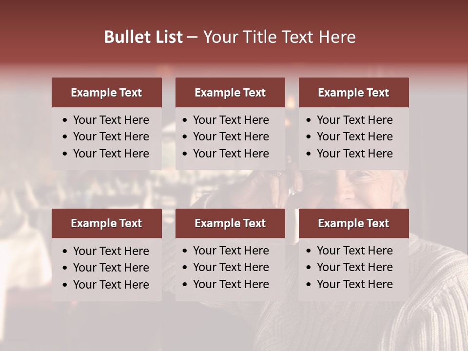 Female Laugh Portrait PowerPoint Template