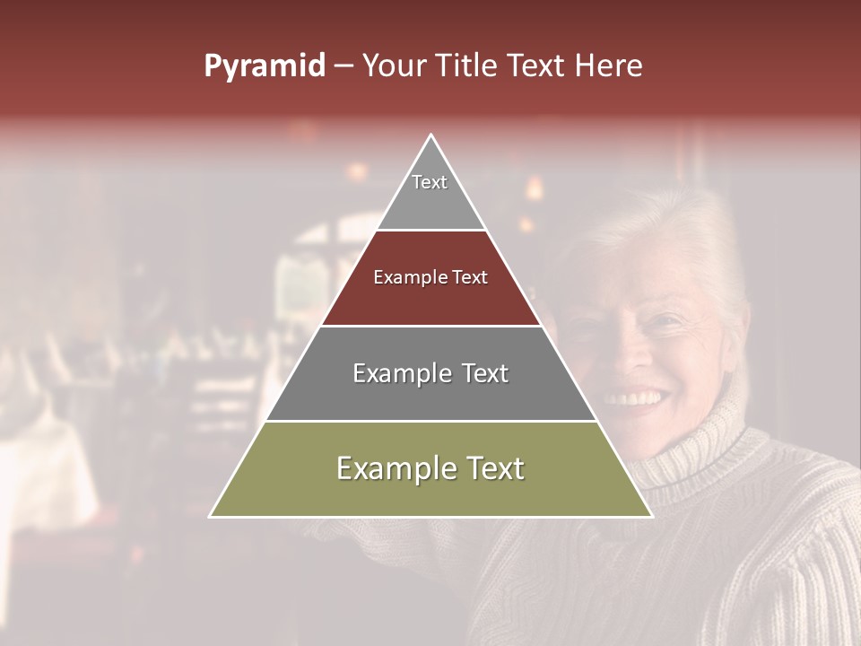 Female Laugh Portrait PowerPoint Template