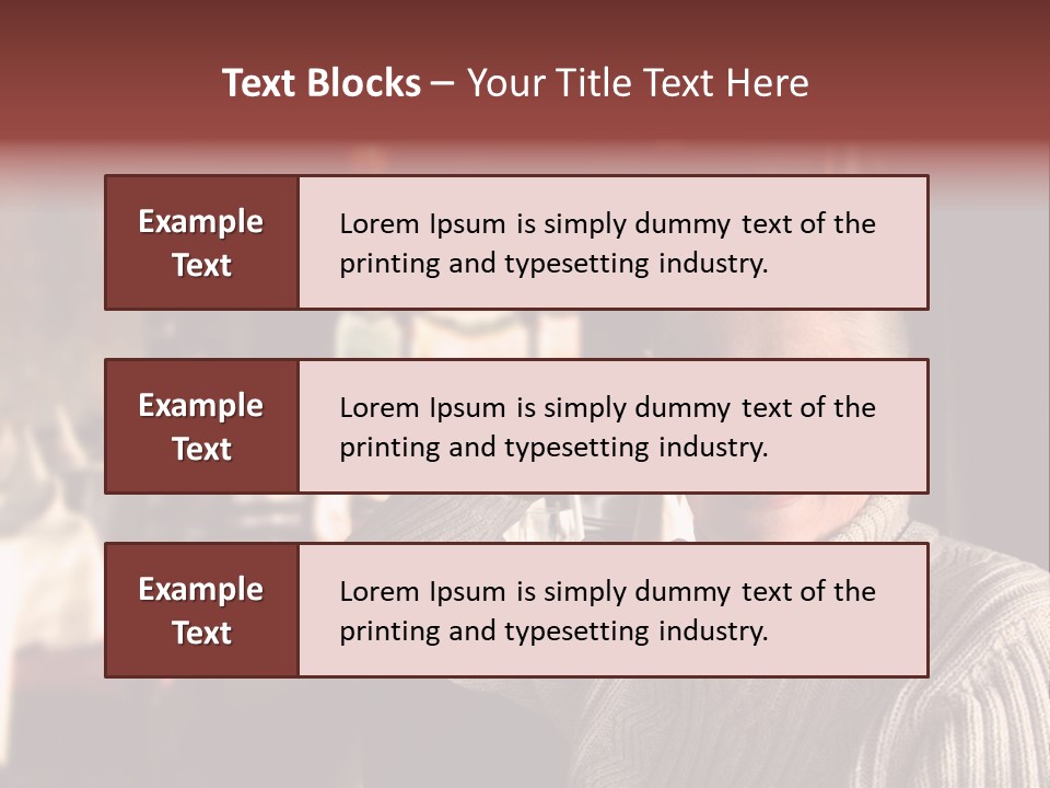 Female Laugh Portrait PowerPoint Template