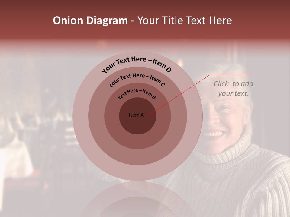 Female Laugh Portrait PowerPoint Template