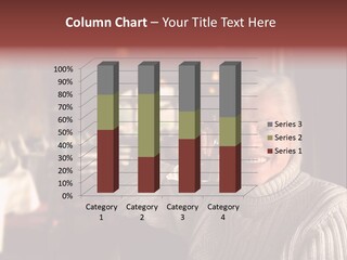 Female Laugh Portrait PowerPoint Template