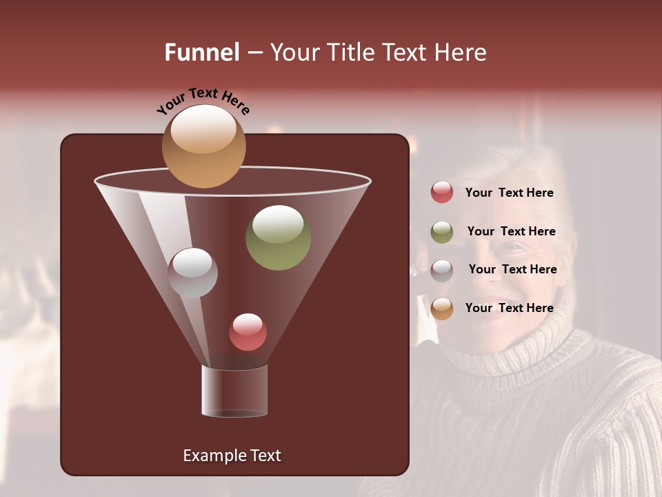 Female Laugh Portrait PowerPoint Template