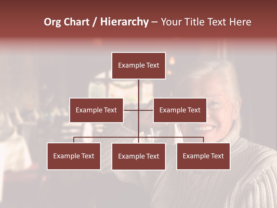 Female Laugh Portrait PowerPoint Template