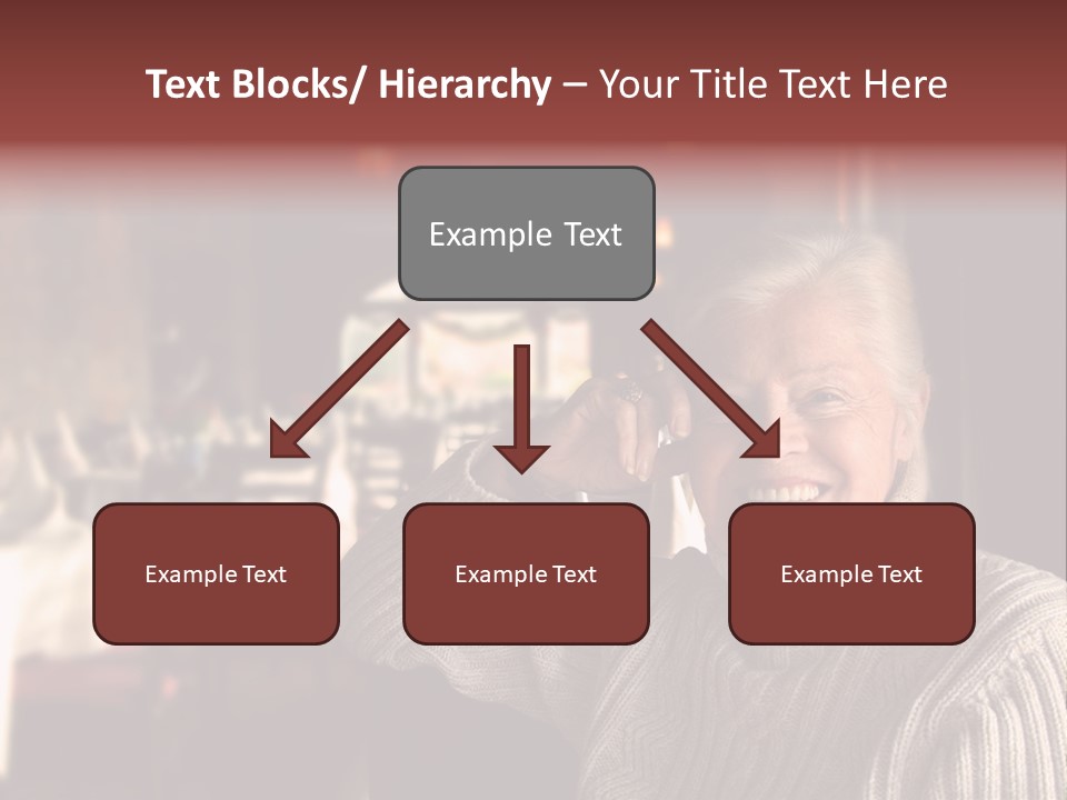 Female Laugh Portrait PowerPoint Template