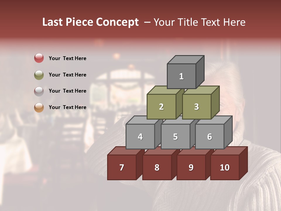 Female Laugh Portrait PowerPoint Template