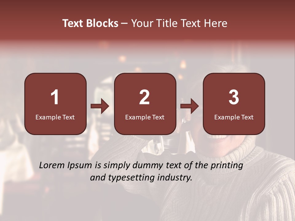 Female Laugh Portrait PowerPoint Template