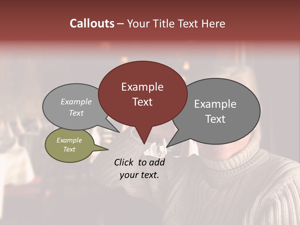 Female Laugh Portrait PowerPoint Template