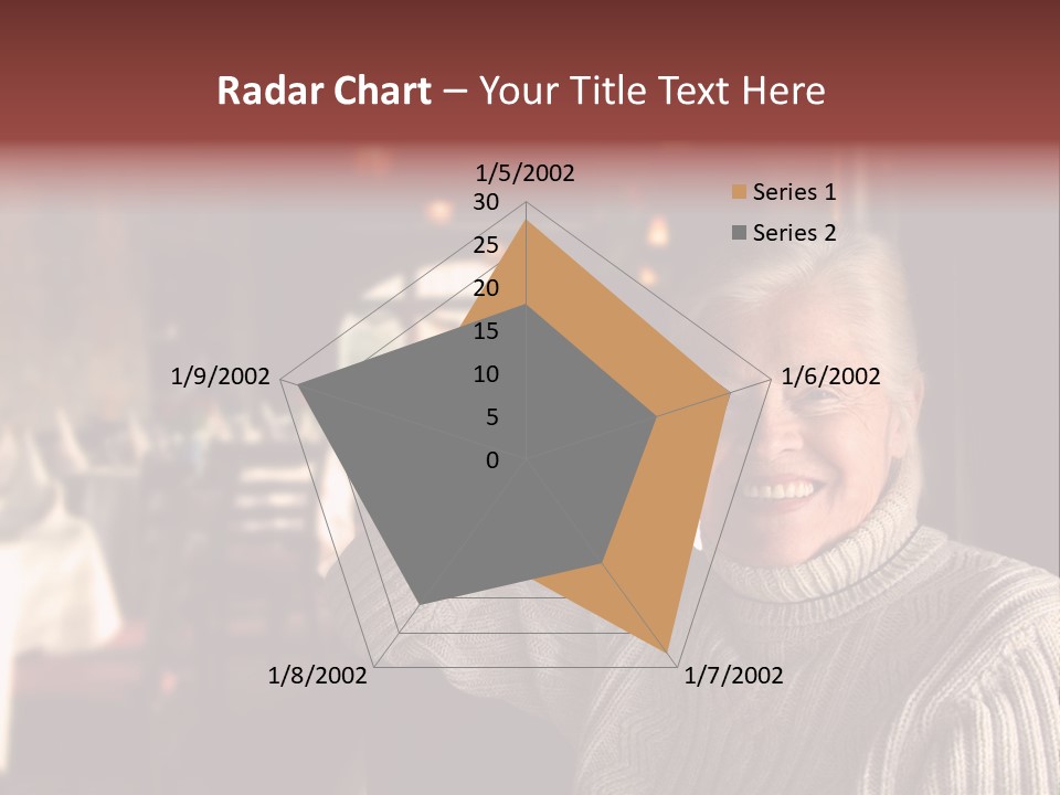 Female Laugh Portrait PowerPoint Template