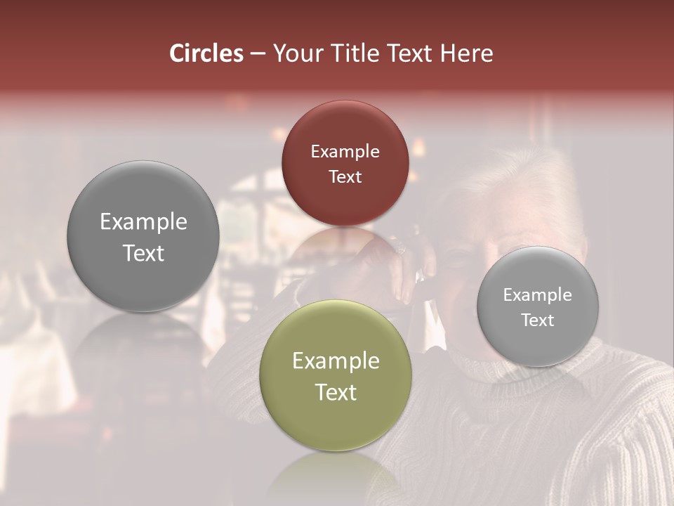 Female Laugh Portrait PowerPoint Template