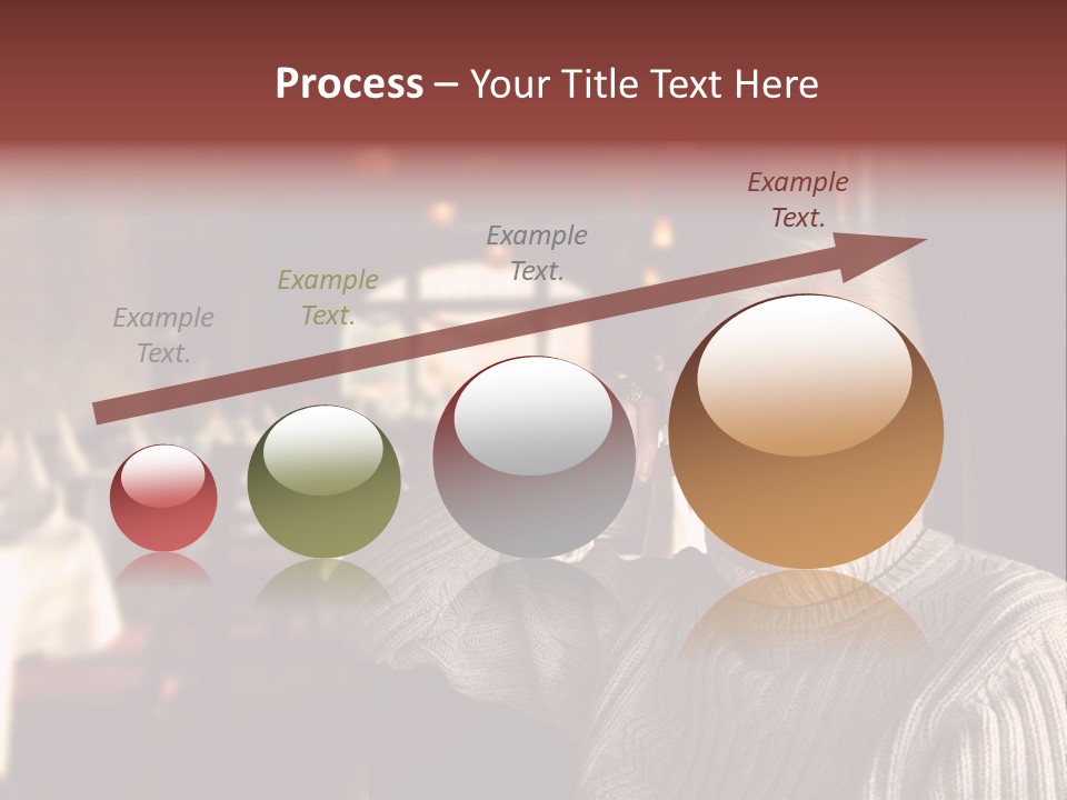 Female Laugh Portrait PowerPoint Template