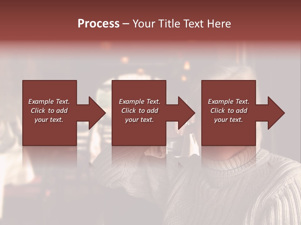 Female Laugh Portrait PowerPoint Template