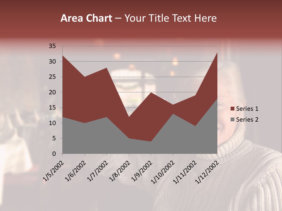 Female Laugh Portrait PowerPoint Template