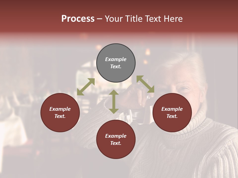 Female Laugh Portrait PowerPoint Template