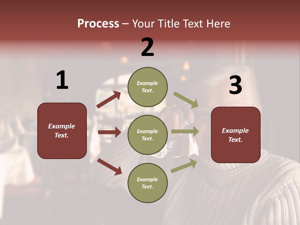 Female Laugh Portrait PowerPoint Template