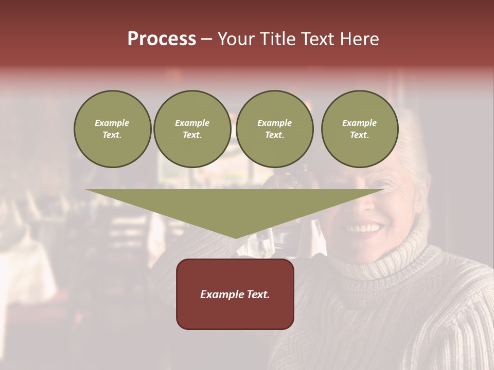 Female Laugh Portrait PowerPoint Template