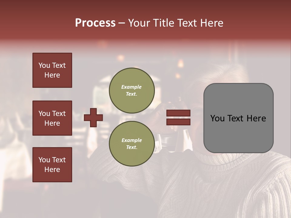 Female Laugh Portrait PowerPoint Template