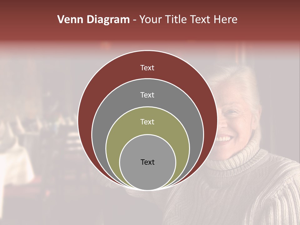 Female Laugh Portrait PowerPoint Template