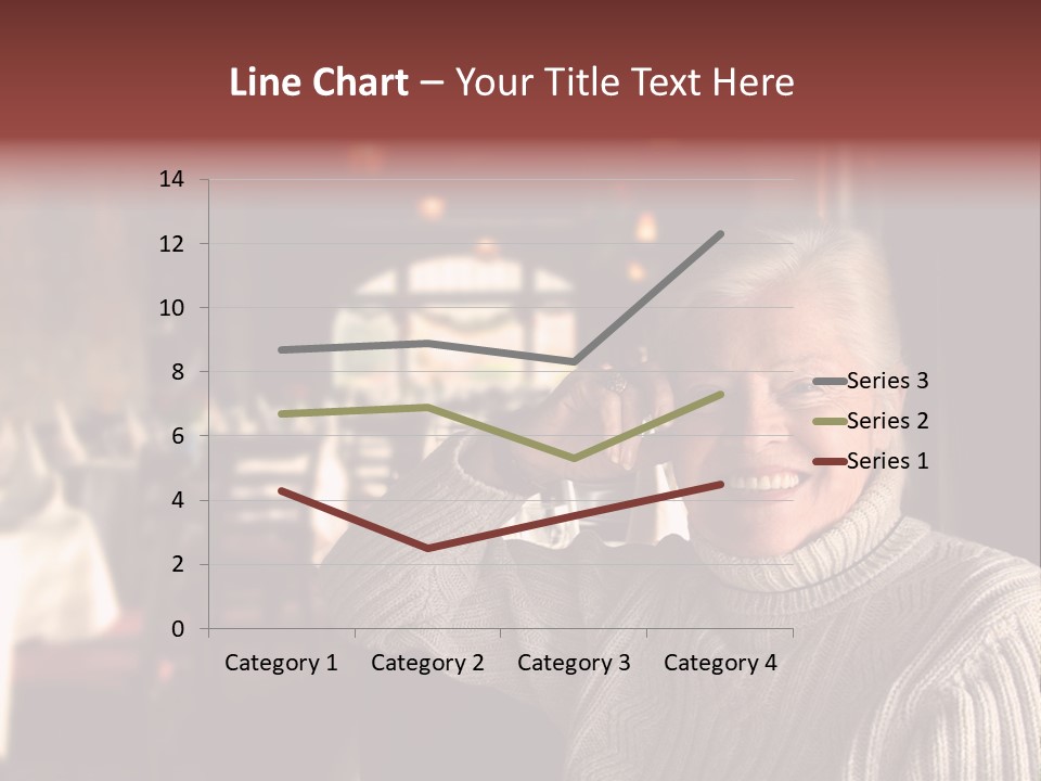 Female Laugh Portrait PowerPoint Template