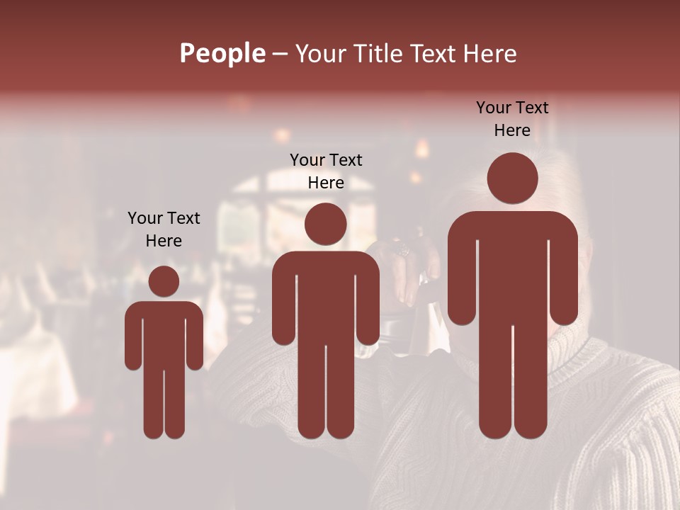 Female Laugh Portrait PowerPoint Template