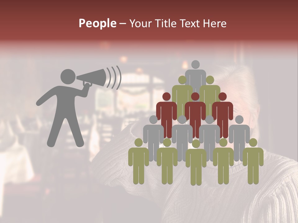 Female Laugh Portrait PowerPoint Template