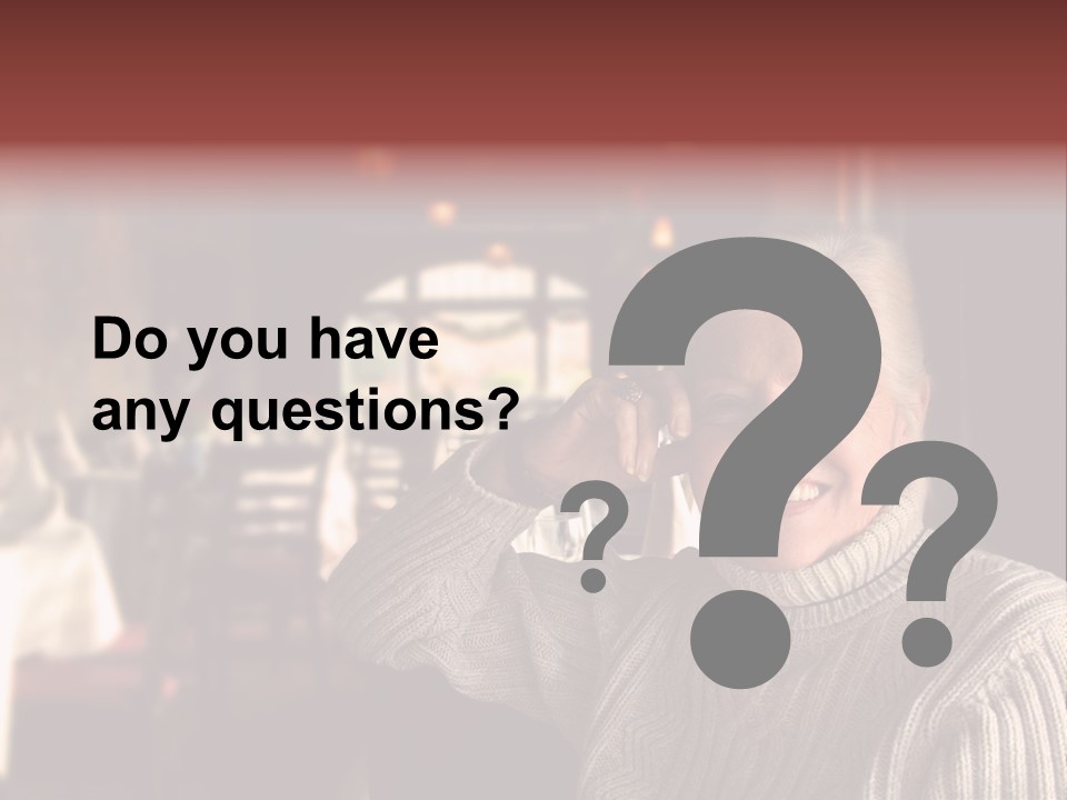 Female Laugh Portrait PowerPoint Template