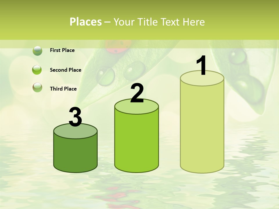 Water Natural Grass PowerPoint Template