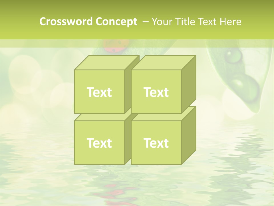Water Natural Grass PowerPoint Template