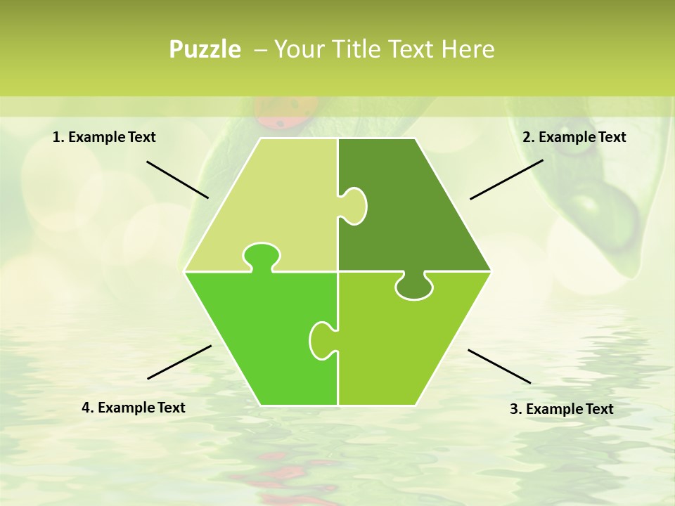 Water Natural Grass PowerPoint Template