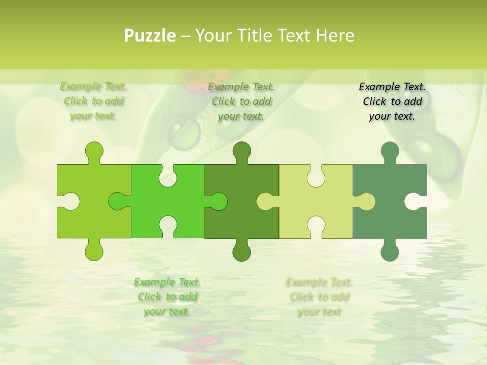 Water Natural Grass PowerPoint Template