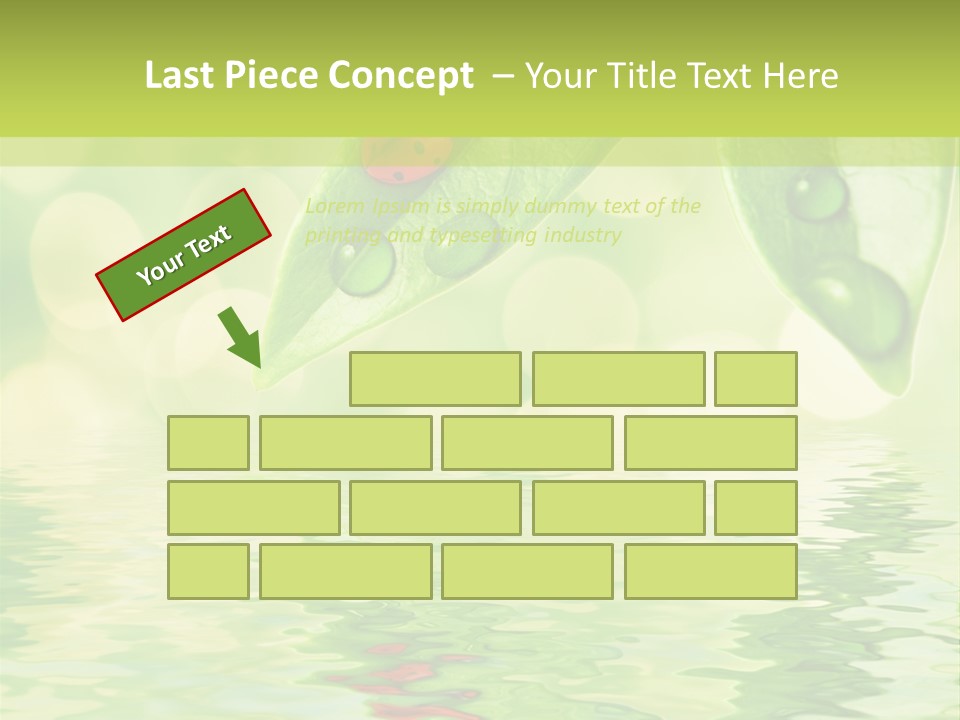 Water Natural Grass PowerPoint Template