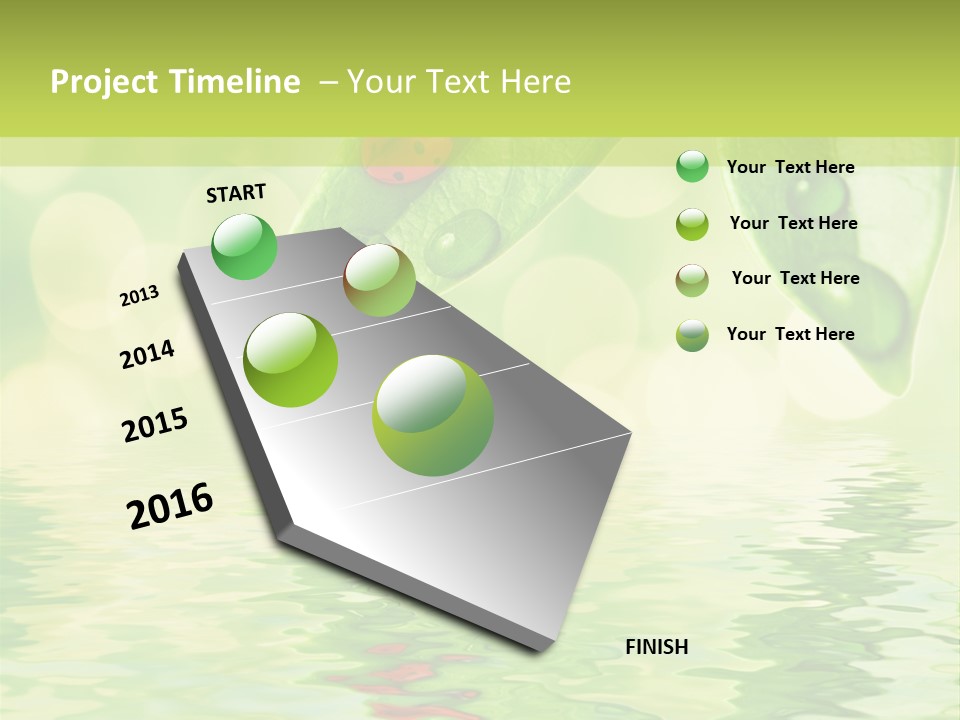 Water Natural Grass PowerPoint Template