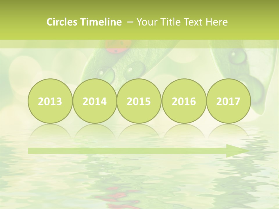 Water Natural Grass PowerPoint Template