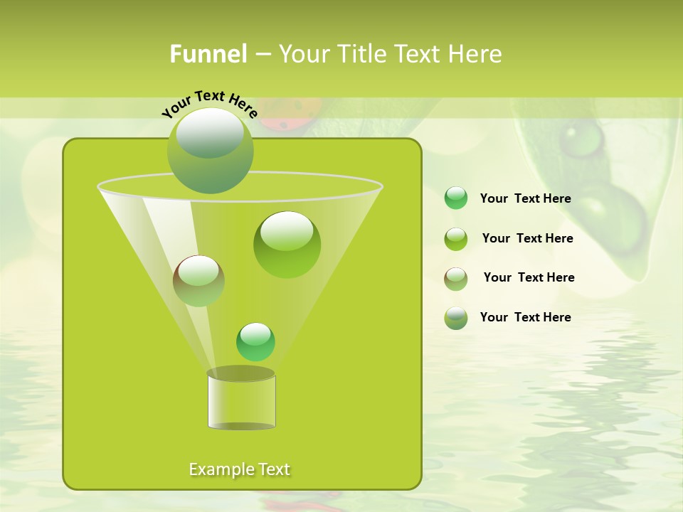 Water Natural Grass PowerPoint Template