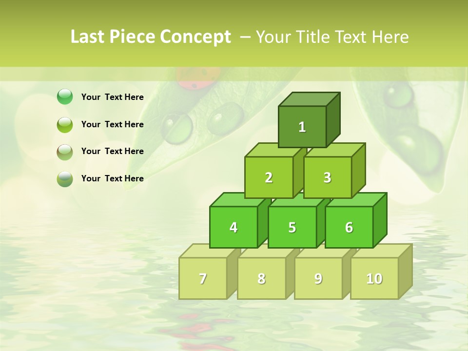 Water Natural Grass PowerPoint Template