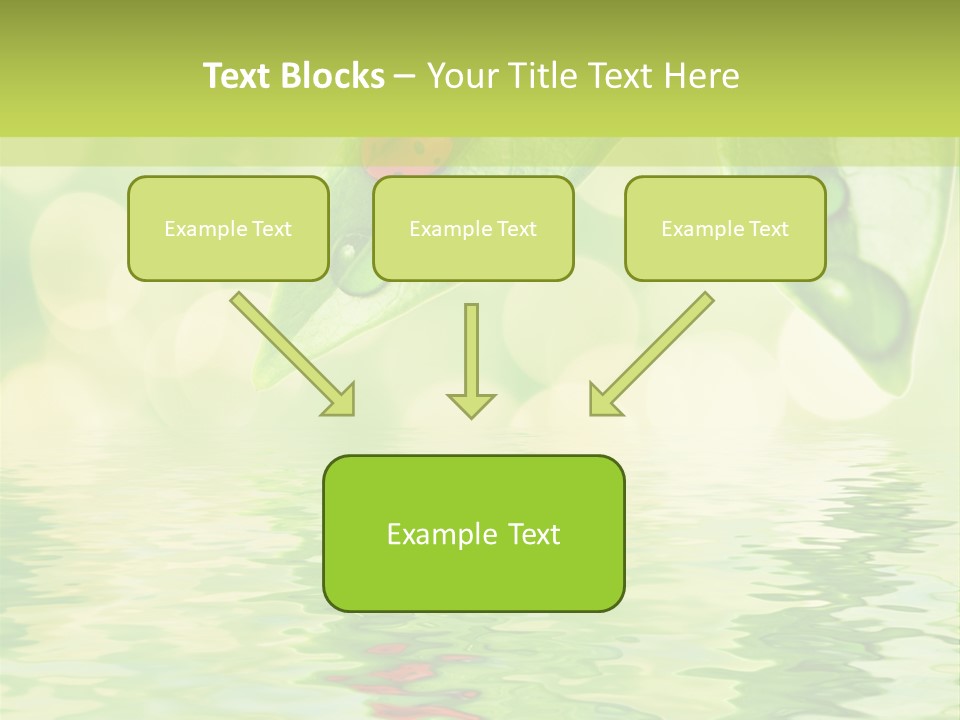 Water Natural Grass PowerPoint Template