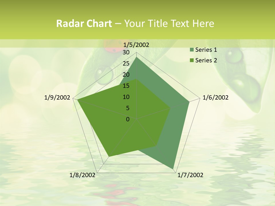 Water Natural Grass PowerPoint Template