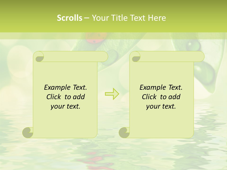Water Natural Grass PowerPoint Template