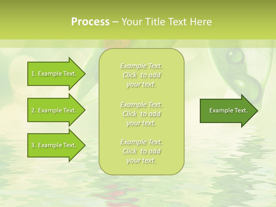 Water Natural Grass PowerPoint Template