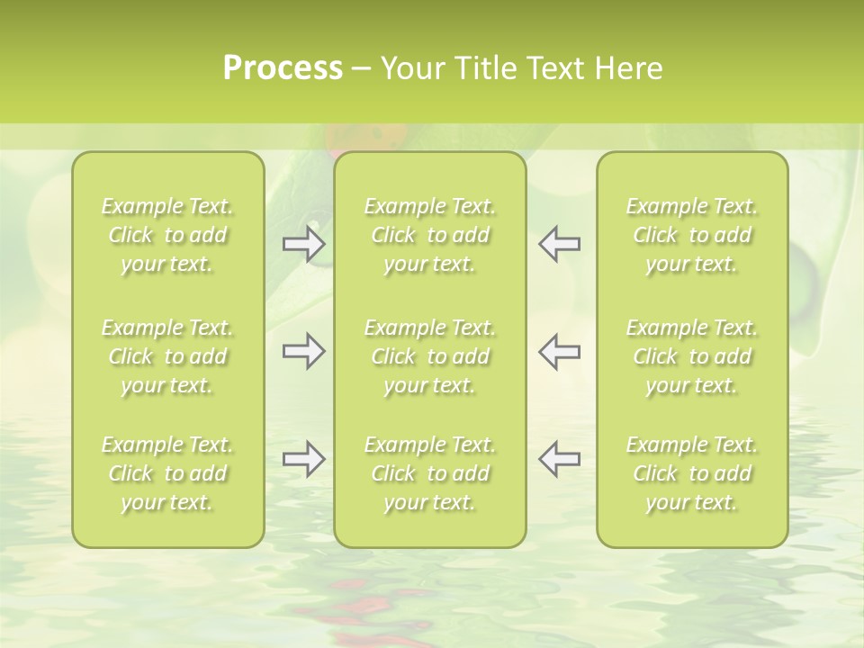 Water Natural Grass PowerPoint Template