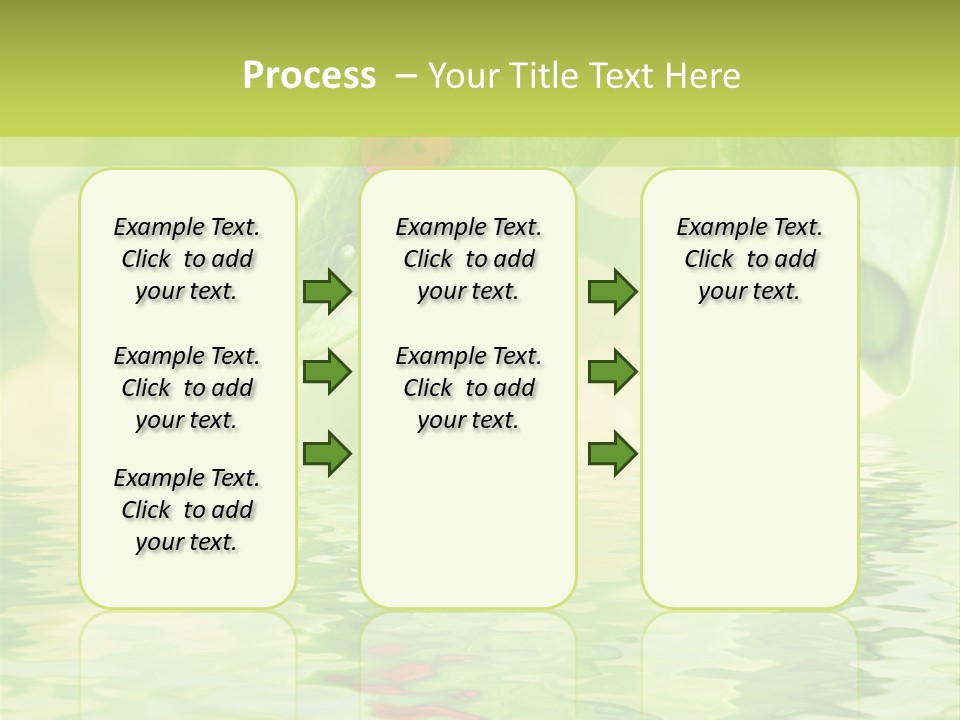 Water Natural Grass PowerPoint Template