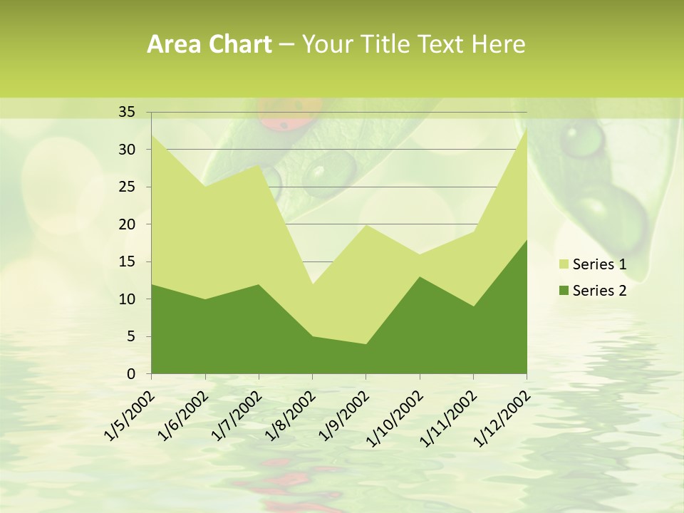 Water Natural Grass PowerPoint Template