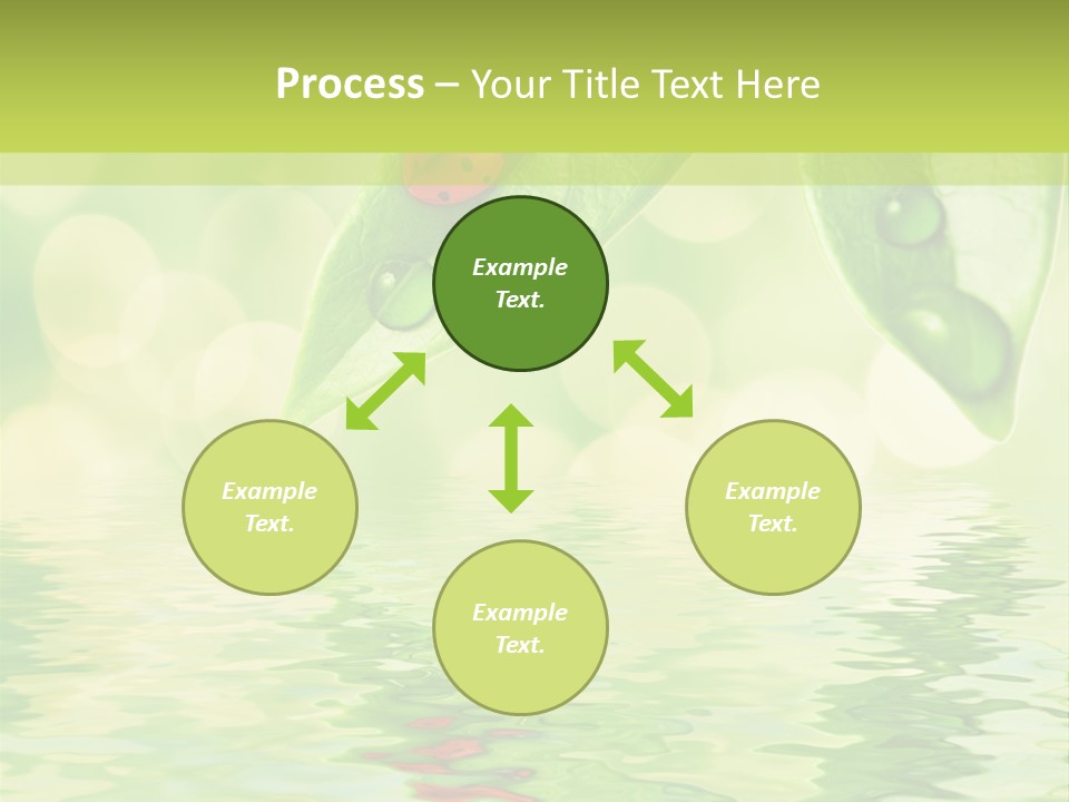 Water Natural Grass PowerPoint Template