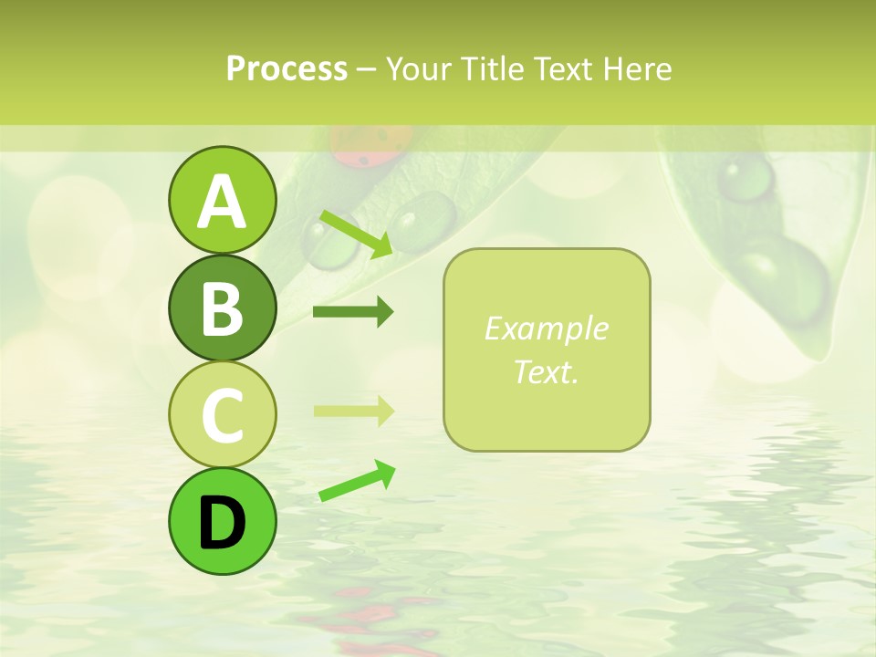 Water Natural Grass PowerPoint Template