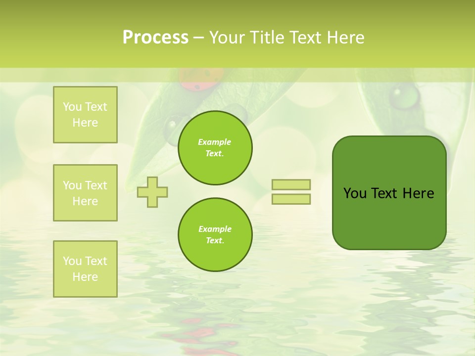 Water Natural Grass PowerPoint Template