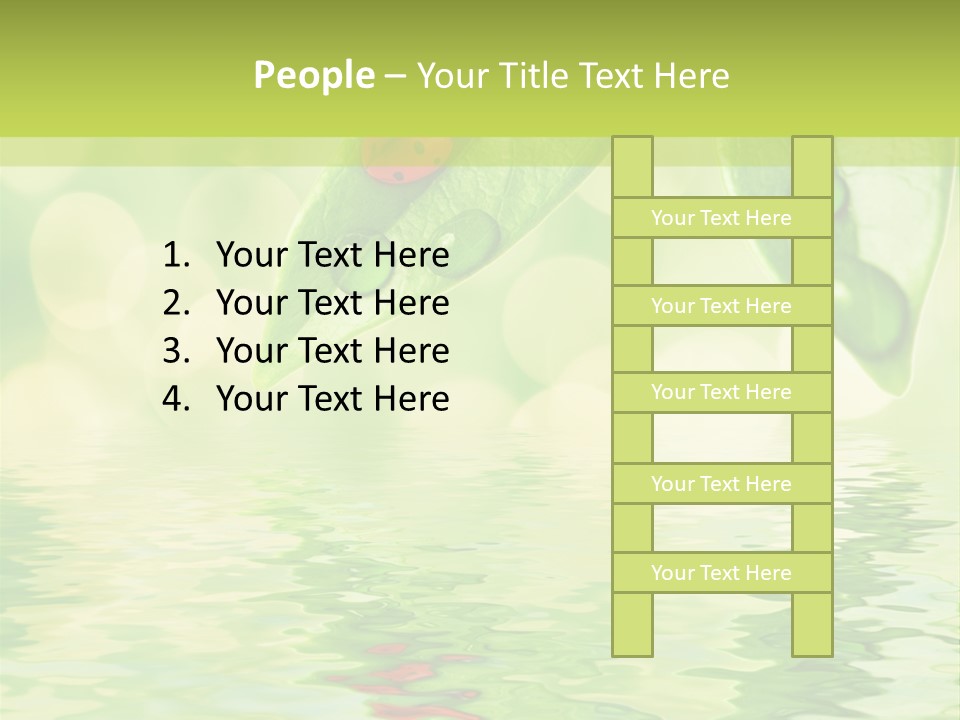 Water Natural Grass PowerPoint Template