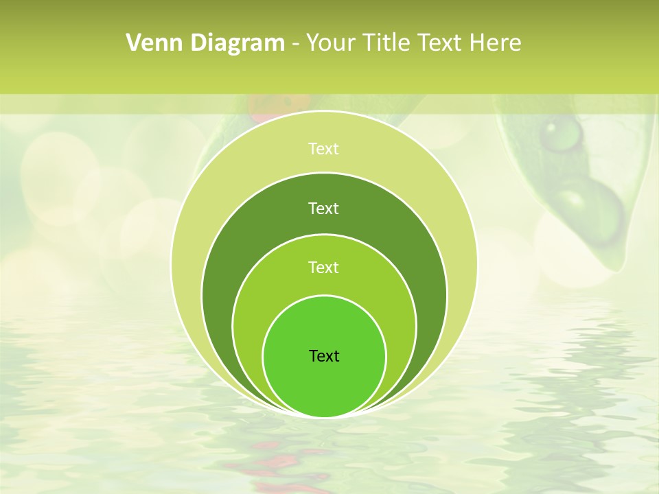 Water Natural Grass PowerPoint Template