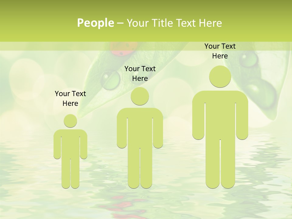 Water Natural Grass PowerPoint Template