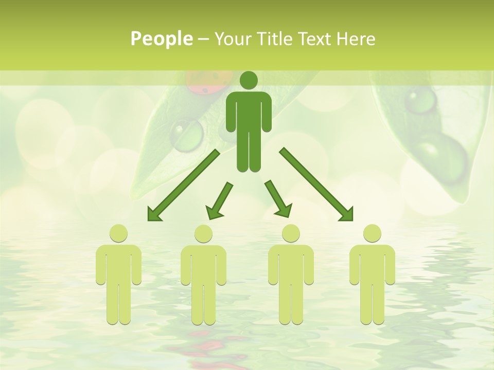 Water Natural Grass PowerPoint Template